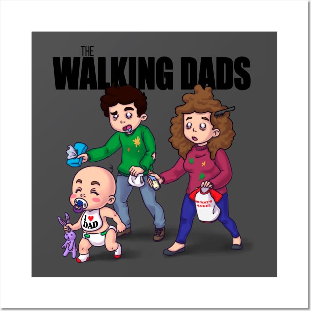 The Walking Dads Wall Art by missraboseta